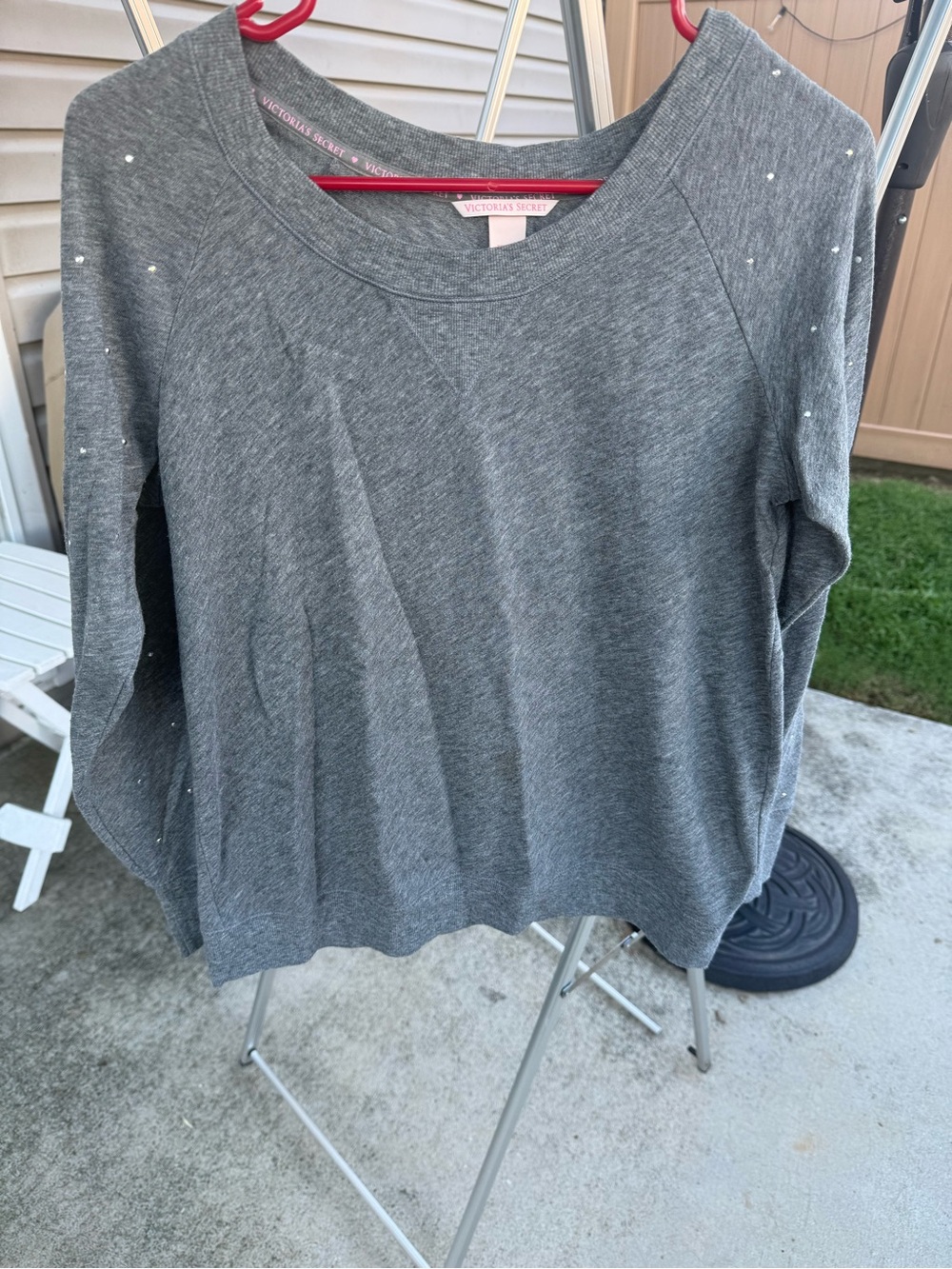 Victoria's Secret Gray Long Sleeve shirt